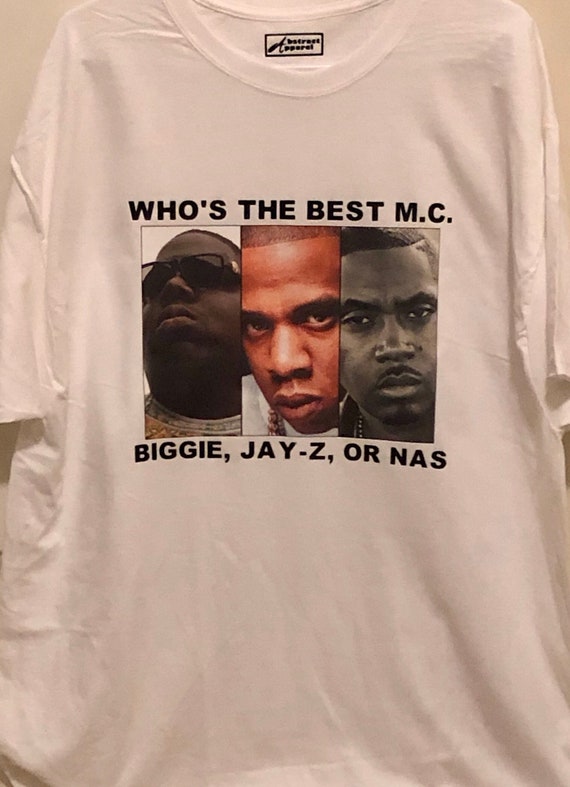 biggie jay z nas t shirt