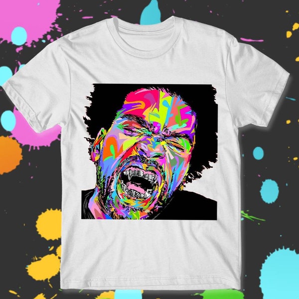 Method Man Fro and Fangs art t-shirt