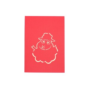 Pop up Sheep Card Template SVG DXF PDF (digital Download) - Etsy