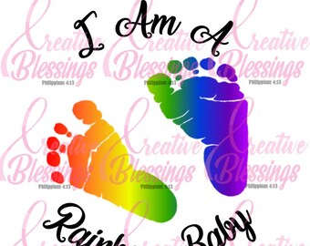 Download Rainbow Baby Svg Etsy