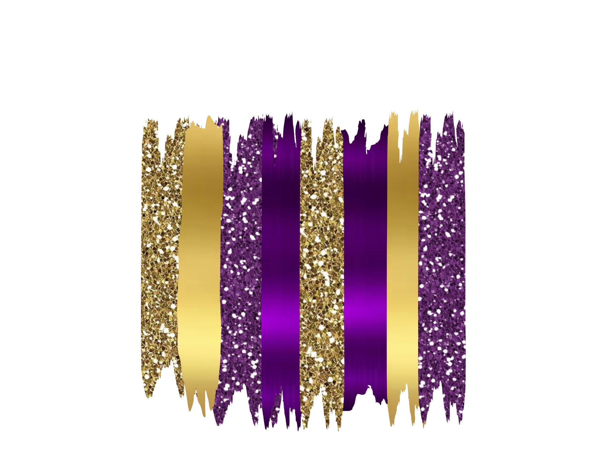 Purple and Gold Brush Strokes PNG Printable Sublimation | Etsy