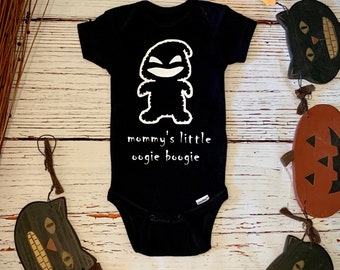 oogie boogie baby onesie