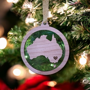 Personalized  Australia Ornament, Sidney Christmas Ornament, Australia travel Ornament, Souvenir, Vacation ornament, trip to Australia