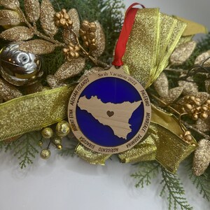 Personalized Sicily Ornament Sicily Christmas Ornament - Etsy