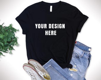 Custom Logo Bella Canvas 3001 T-Shirt: Personalisiertes Design