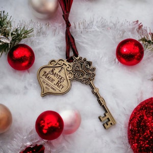 Personalized Santa's Magic Christmas Key, Santa's Magic Christmas Eve Key, Key for Santa Clause, Custome ornament, Santa Magic key