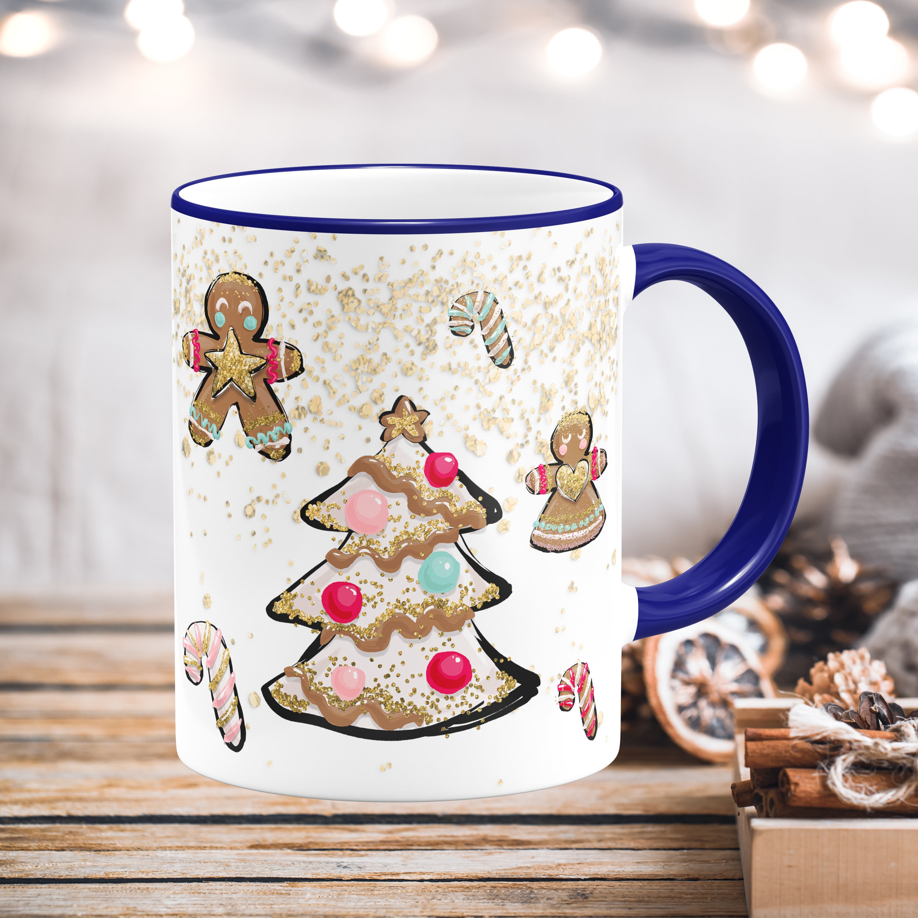 Christmas Gingerbread Mug Holiday coffee mug Hot Chocolate  Etsy