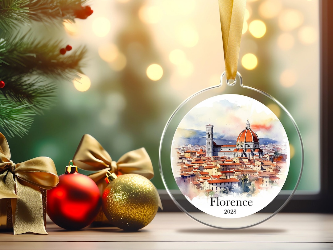 Florence Italy Christmas Ornament 