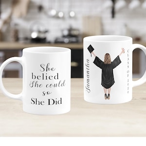 Personalized Graduation Coffee Mug, Graduation Gift 2020, Custom Grad mug, Senior Graduation Gift, High School Grad, Diploma, Class of 2020