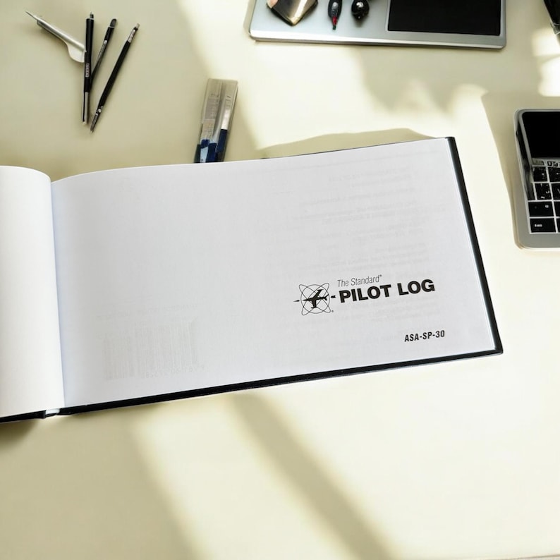 Personalized Pilot Log Book, Aviation Lovers, the Standard Pilot Log ...
