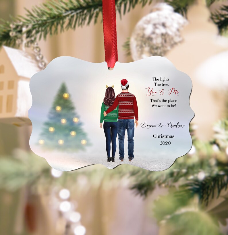 Custom Ornament. Christmas Ornament Personalized Our First Christmas Together Ornament Wedding Christmas Ornament Keepsake