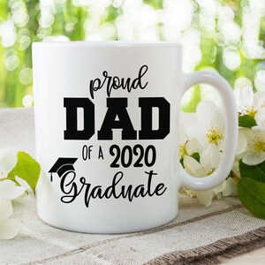 Taza de café de graduación personalizada, regalo de graduación 2020, taza de graduación personalizada, regalo de graduación de último año, graduado de la escuela secundaria, diploma, clase de 2020