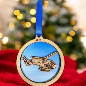 Personalized Private Pilot License  Flight Ornament, CPL, Helicopter, Aviation Gifts, Pilot gift, pilot ornament Airplane, H125 Helicopter