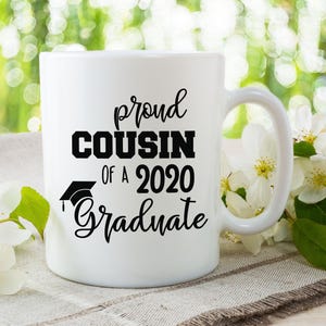 Taza de café de graduación personalizada, regalo de graduación 2020, taza de graduación personalizada, regalo de graduación de último año, graduado de la escuela secundaria, diploma, clase de 2020