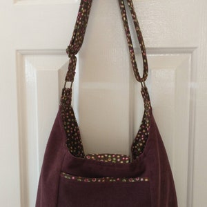 Upcycle Corduroy Purse/fully Lined Hobo Bag/shoulder - Etsy