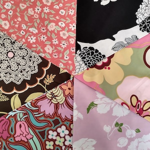 RARE, Out of Print Quilt Fabrics, Moda Fabrics, Leila Boutique, Alexander Henry, Amy Butler, Tanya Whelan, Sold by the 1/2 Yard