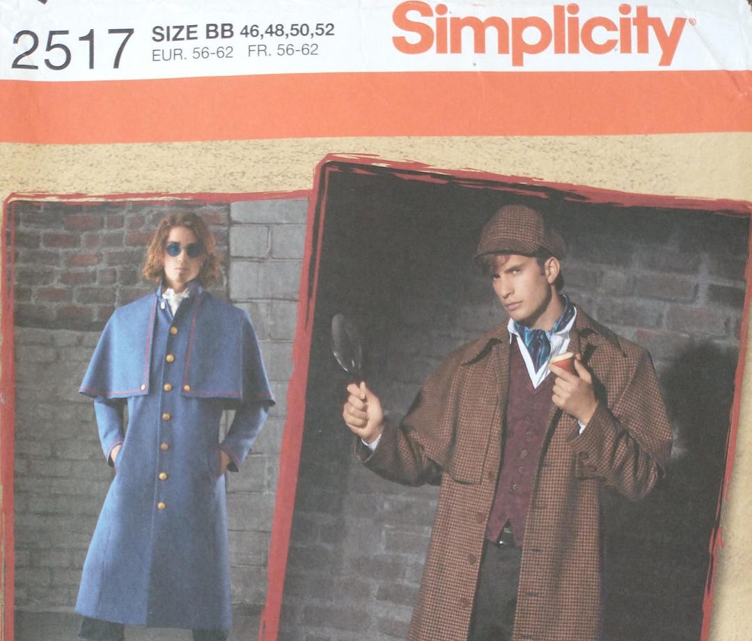 Vintage Men's Costume Pattern: Simplicity 2517, Roman Exile, Size BB ...