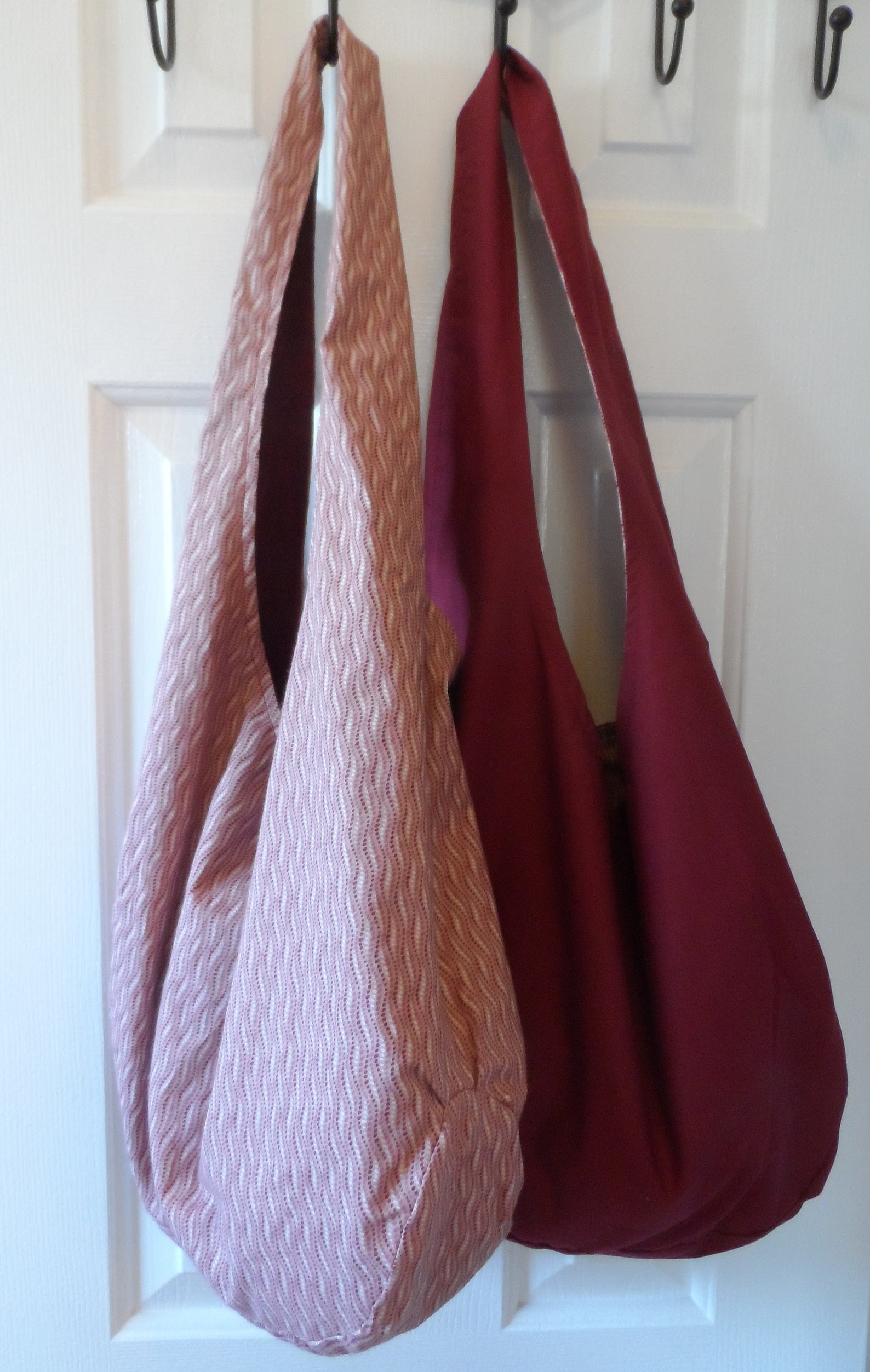 Reversible Fabric Bag/Hobo Style Shoulder Bag/Women's Tote | Etsy