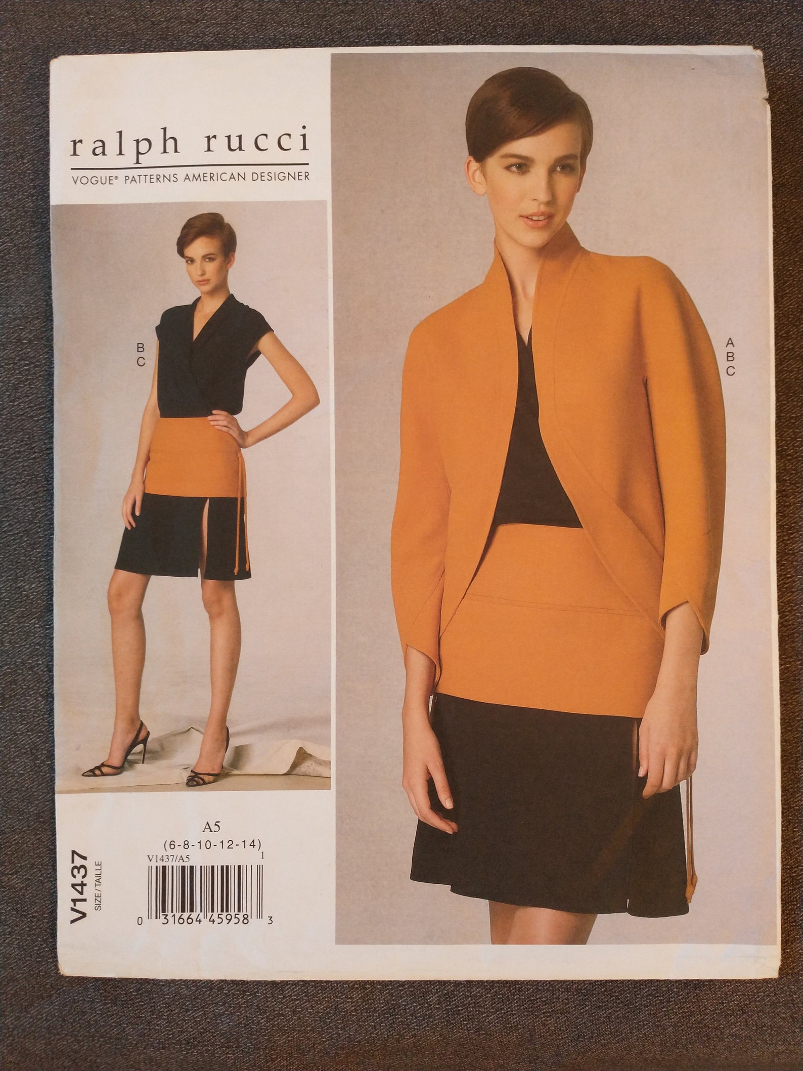 Misses' Vogue V1437 Pattern, Misses' Jacket, Top and Skirt, Vogue ...
