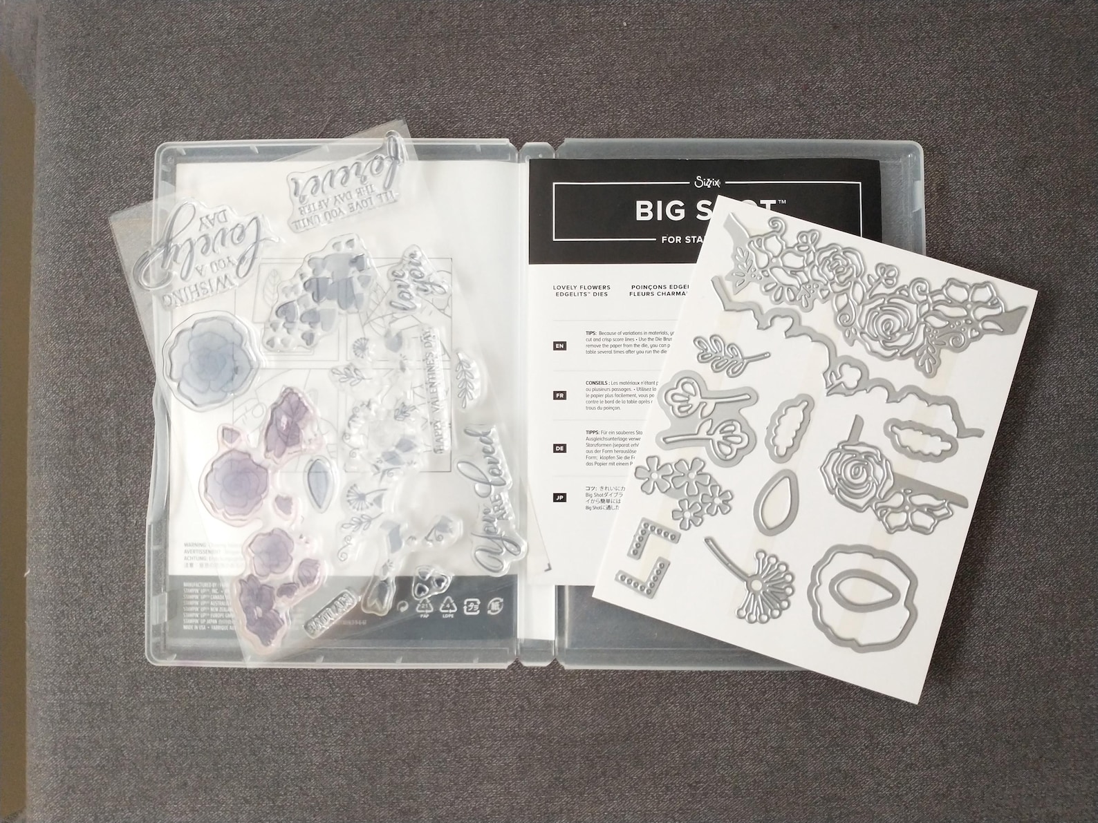 Stampin' up 148624 Forever Lovely Photopolymer Stamp Set and Lovely ...