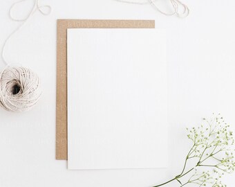 A7 Card Mockup Etsy