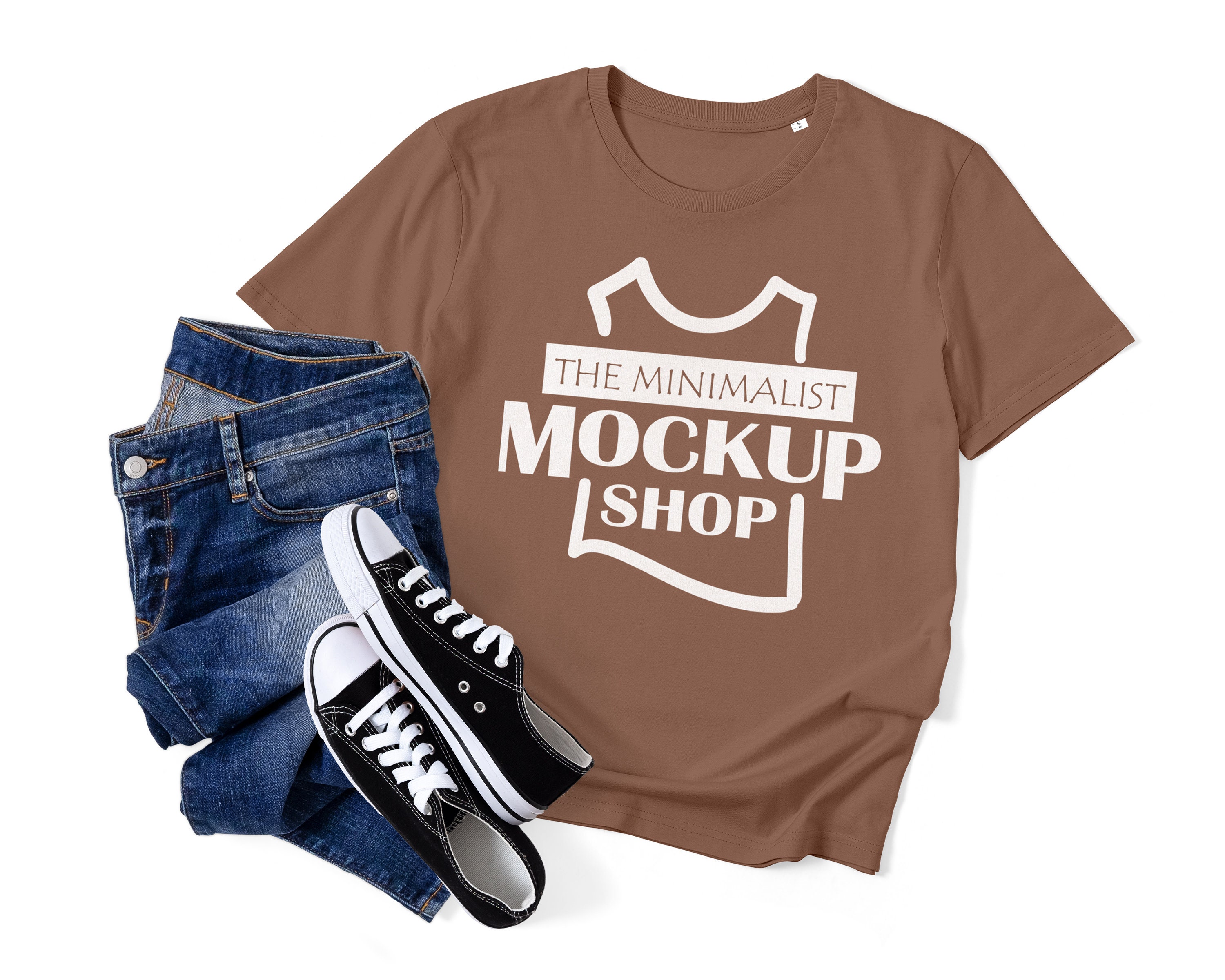 Download Caramel Creator Mockup tshirt Mockup Stanley Stella plain ...