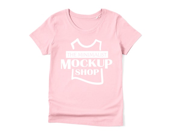 Cotton Pink Expresser Mockup Tshirt Mockup Stanley Stella Etsy