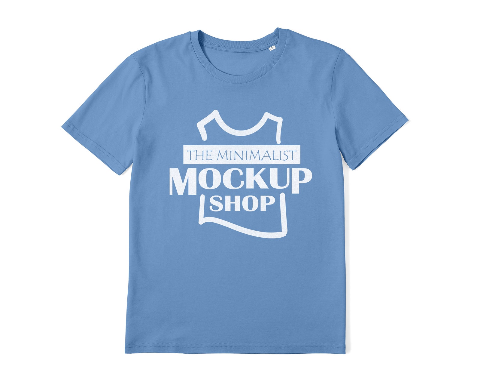 Bright Blue Creator Mockup Plain Mockup Blue Tshirt Mockup - Etsy