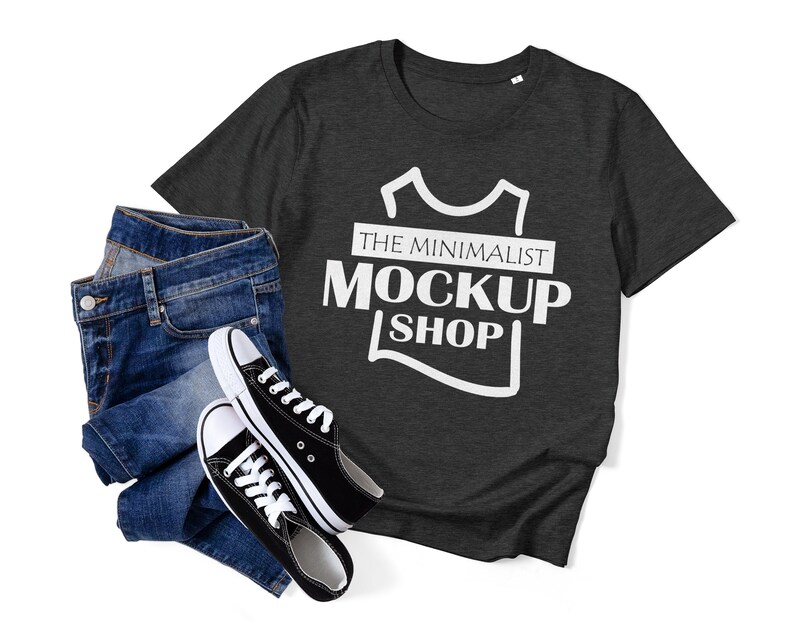 Download Dunkle Heather Grey Creator Mockup Converse Mockup Heather ...