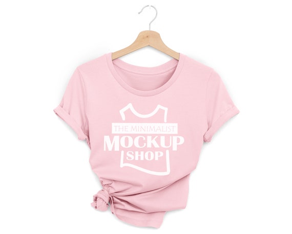 Cotton Pink Expresser Mockup Stanley Stella Expresser Mockup