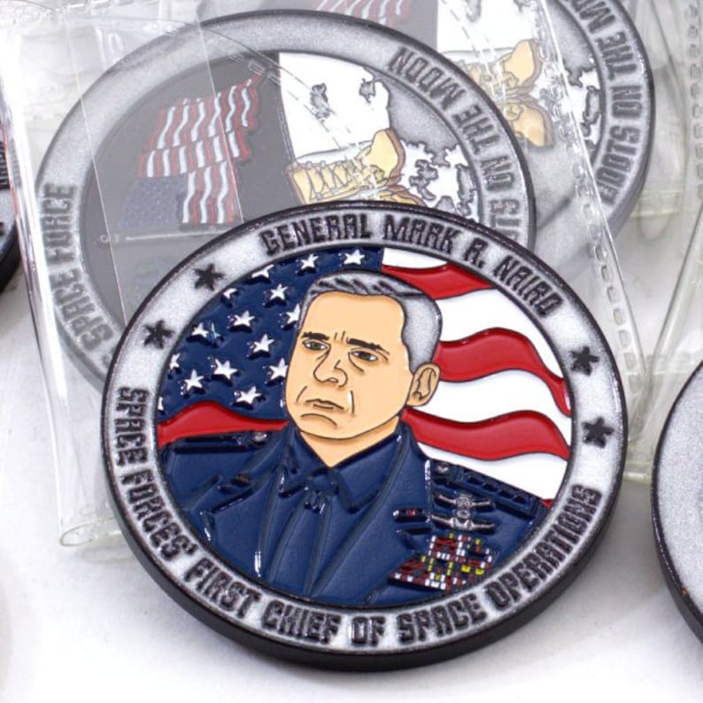 Space Force Challenge Coin Etsy