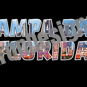 TAMPA BAY FLORIDA digital png only