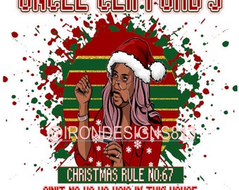 UNCLE CLIFFORD CHRISTMAS rule digital  design only