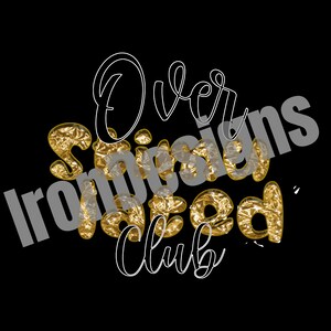 over stimulated PNG ONLY gold crinkled FOIL