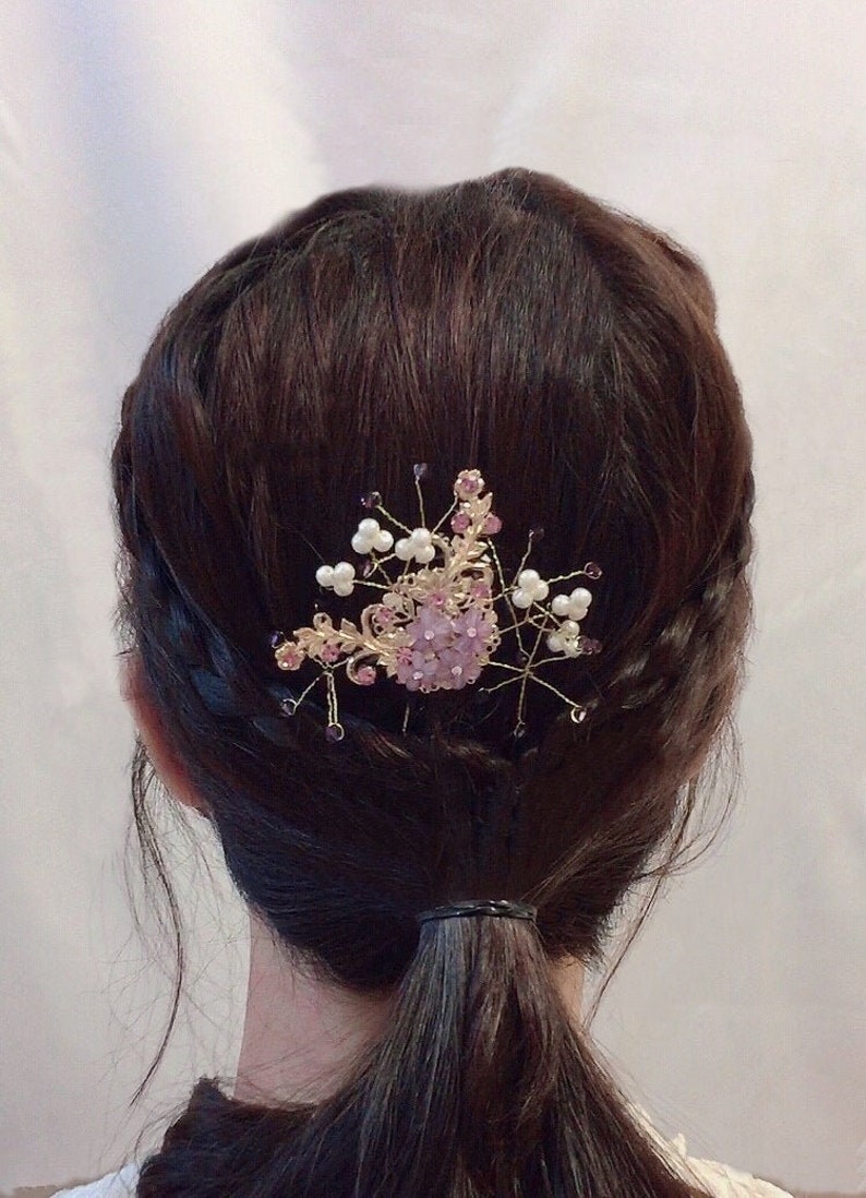 Korean Traditional Hair Accessory Binyeo Bridal Hair Etsy
