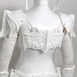 Dragon Armor - Fantasy Armor - Fairy Armor - Renfaire Costume Pre Made Painting Kit Armor set - In Stock image 5