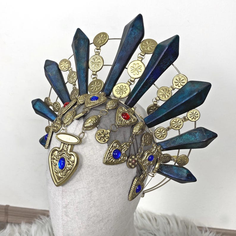 Akasha Fantasy Renfaire Cosplay Costume - Custom Made Crown Only