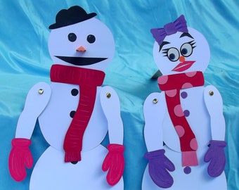 Stan the Snowman Rod Puppet - Group/Classroom Bundle - Center for Puppetry Arts - Create-A-Puppet Workshop™