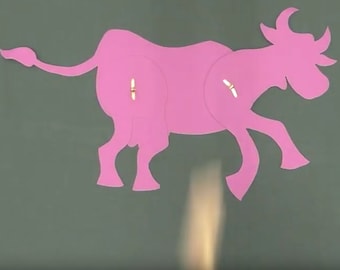 Jumping Cow Shadow Puppet + Video Tutorial - Group/Classroom Bundle - Center for Puppetry Arts - Create-A-Puppet Workshop™