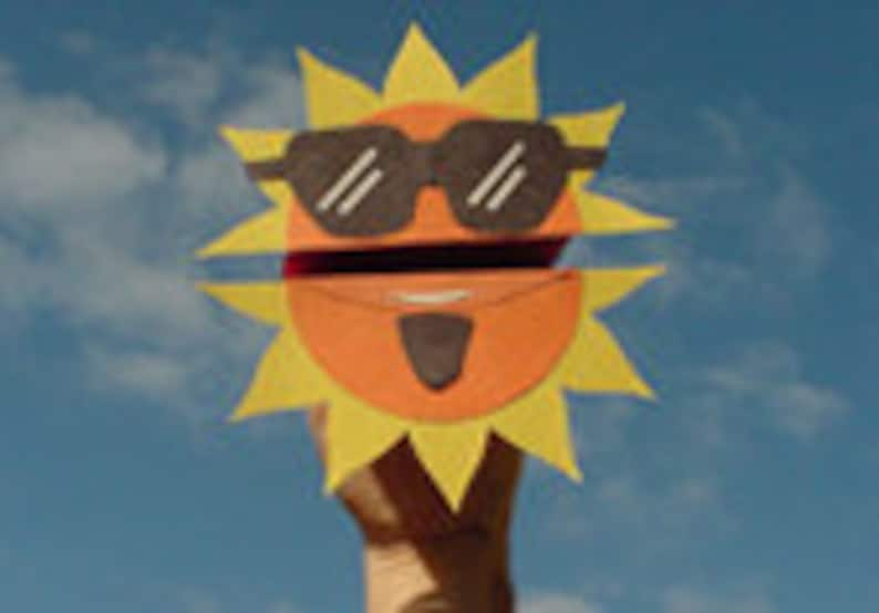 Shining Sun Hand Puppet Kit Center for Puppetry Arts Create a Puppet Workshop™ image 1