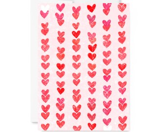 Hearts On Hearts, Valentine's Day Card