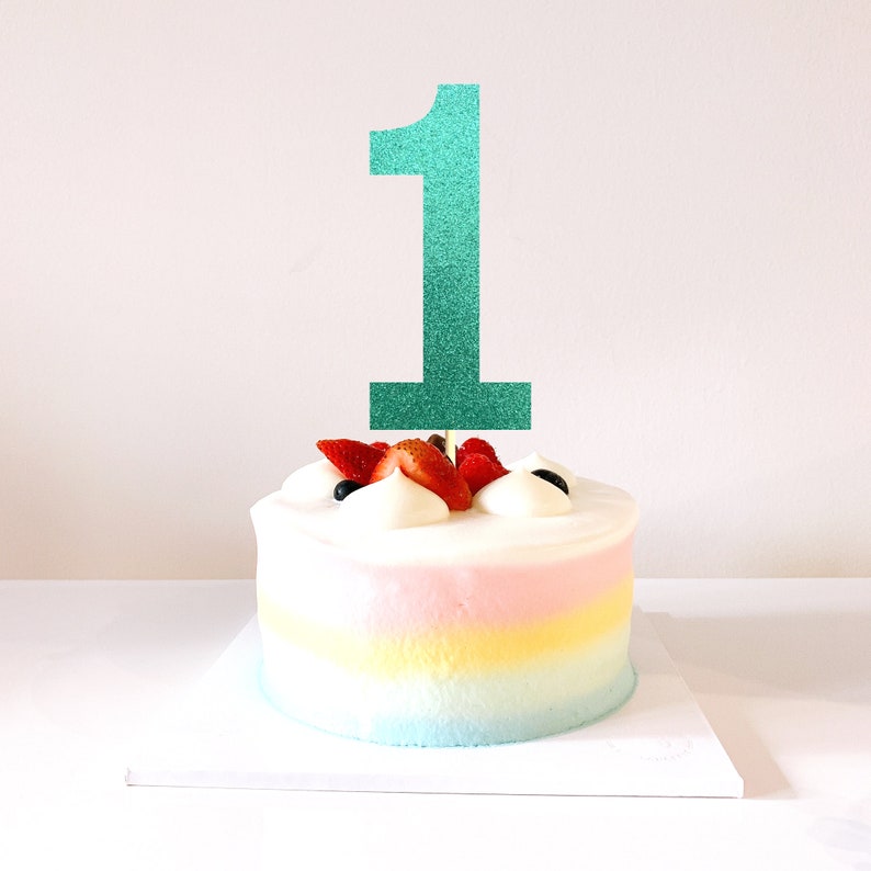 One Cake Topper 1 Cake Topper Number 1 Cake Topper First - Etsy
