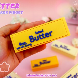 Salted Butter Clicker STL-bestand (alleen)