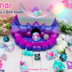 Mini Bunny Flexi + Lunar Dice Tower ENDAST STL-FIL