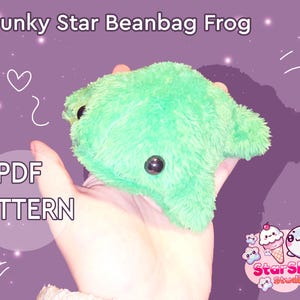 PDF NÄHANLEITUNG Stern 3D Beanbag Tannenzapfen Plüschtierchen für Anfänger geeignet
