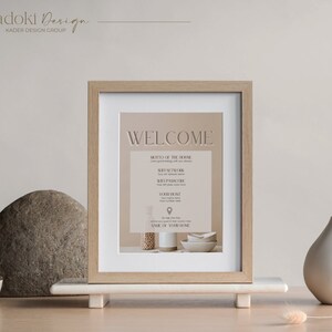 Airbnb Welcome Book Template Modern | Airbnb Guest Book Bundle | Luxury Airbnb Signs | House Manual | Rental | VRBO Host Book | Canva image 9