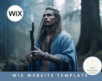 Shamanic Wix Website Template: Spiritual Advisor Theme