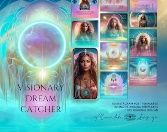 Spiritual Instagram Template: Moon Magic Canva IG Feed