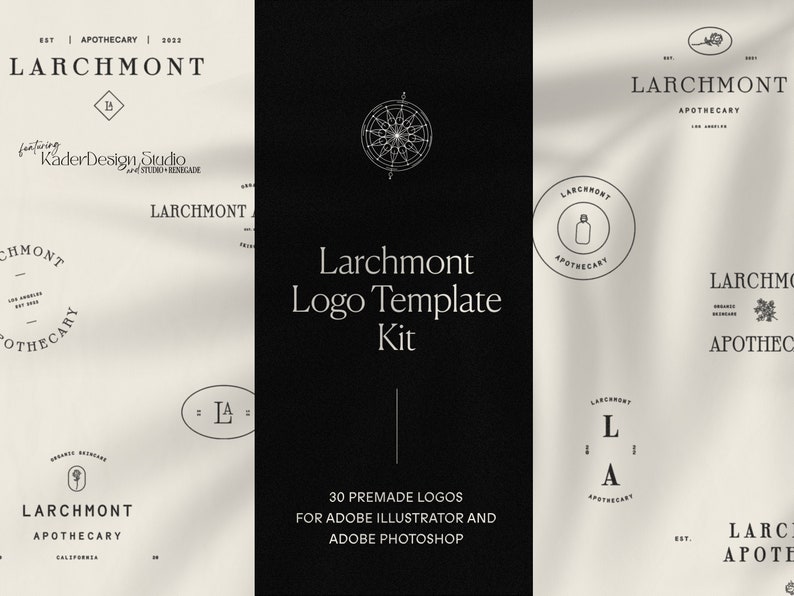 Logo Template Kit BRANDING KIT DIY 30 Sophisticated Logos - Etsy