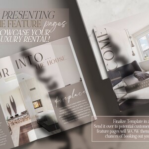 Airbnb Welcome Book Template Modern | Airbnb Guest Book Bundle | Luxury Airbnb Signs | House Manual | Rental | VRBO Host Book | Canva image 4